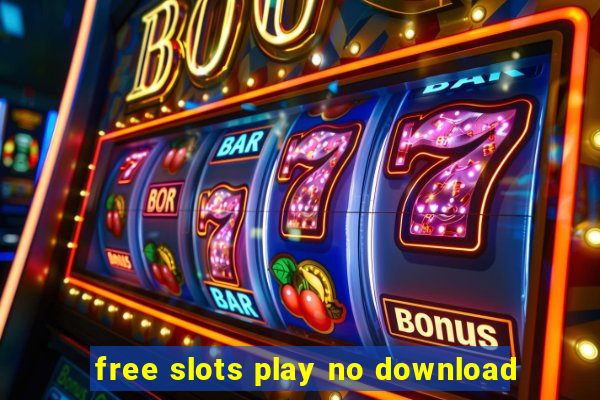 free slots play no download