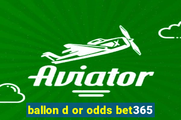 ballon d or odds bet365