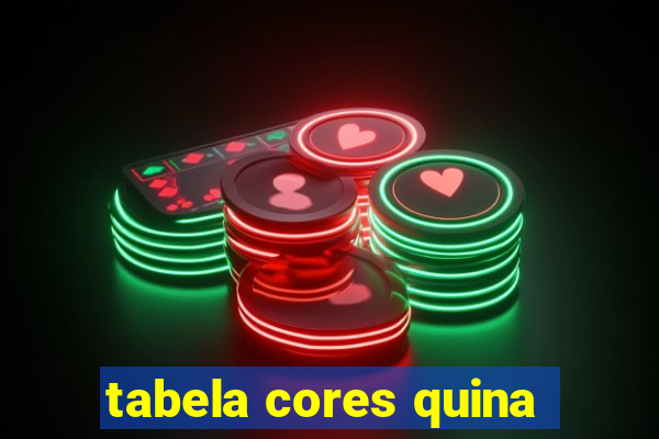 tabela cores quina