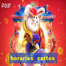 horarios certos para jogar fortune tiger