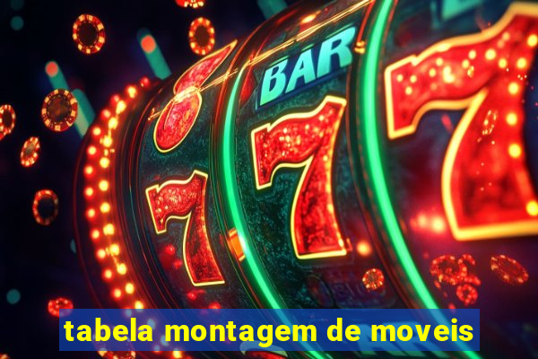 tabela montagem de moveis