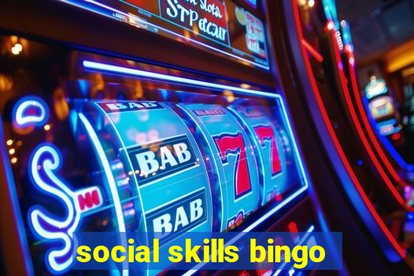 social skills bingo