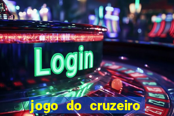 jogo do cruzeiro hoje ao vivo sportv