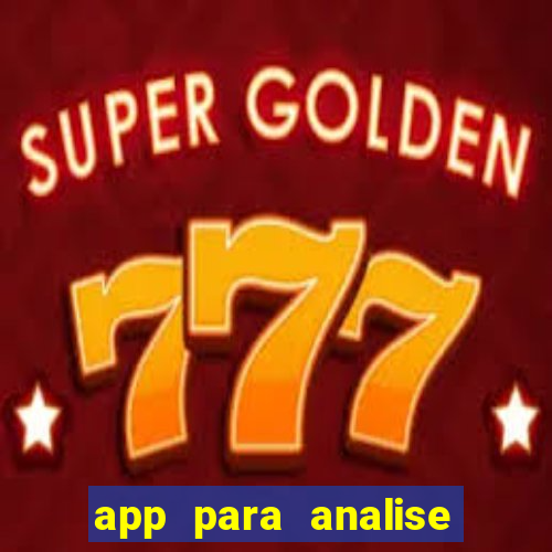 app para analise de jogos