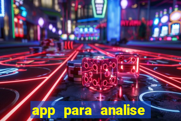 app para analise de jogos