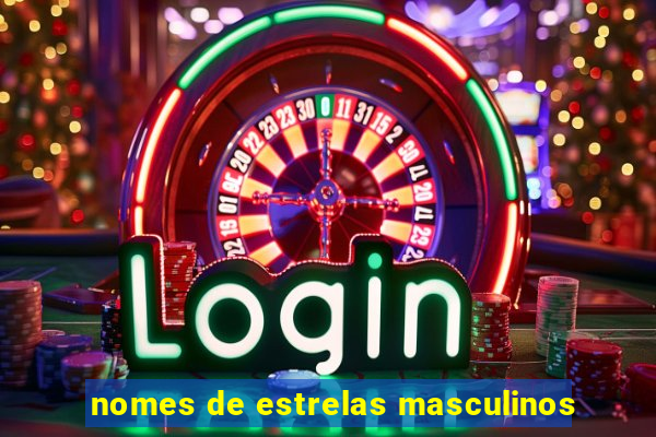 nomes de estrelas masculinos