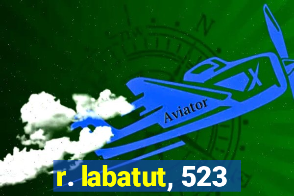 r. labatut, 523