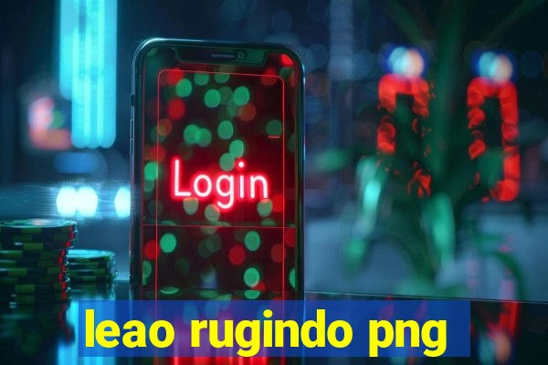 leao rugindo png