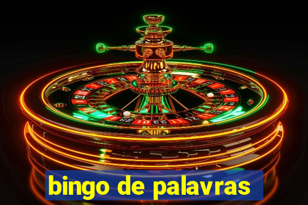 bingo de palavras