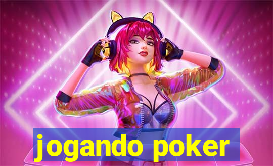 jogando poker