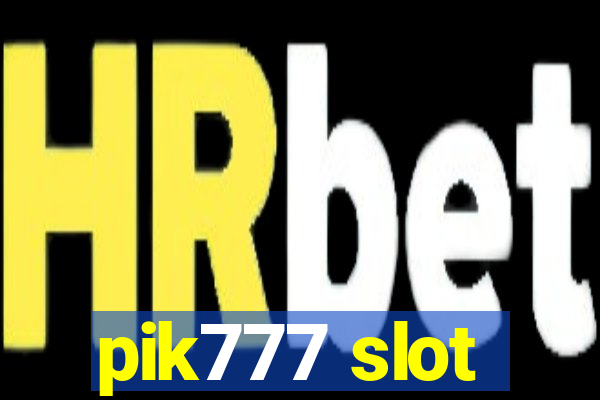 pik777 slot