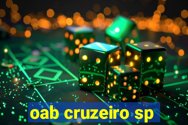 oab cruzeiro sp