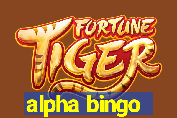 alpha bingo