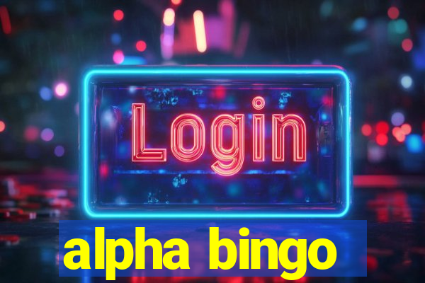 alpha bingo