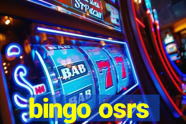 bingo osrs