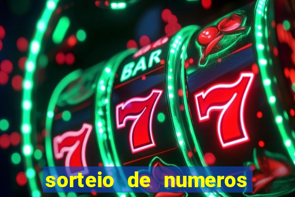 sorteio de numeros de bingo