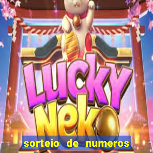 sorteio de numeros de bingo