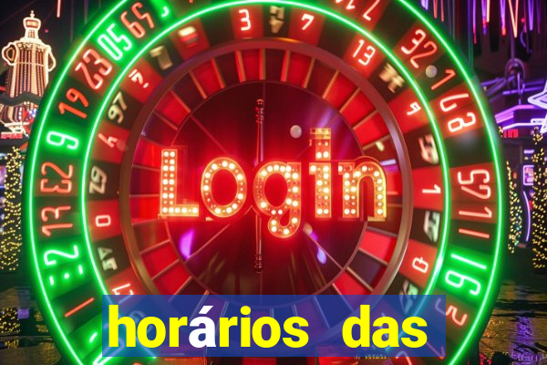 horários das plataformas de jogos