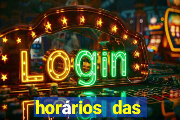 horários das plataformas de jogos