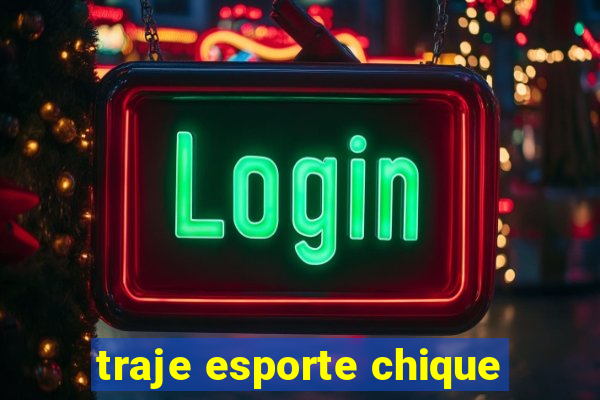 traje esporte chique