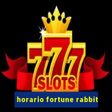 horario fortune rabbit