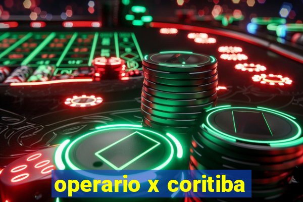 operario x coritiba