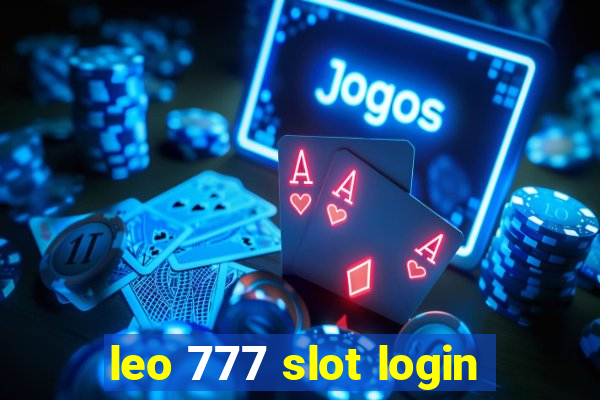 leo 777 slot login