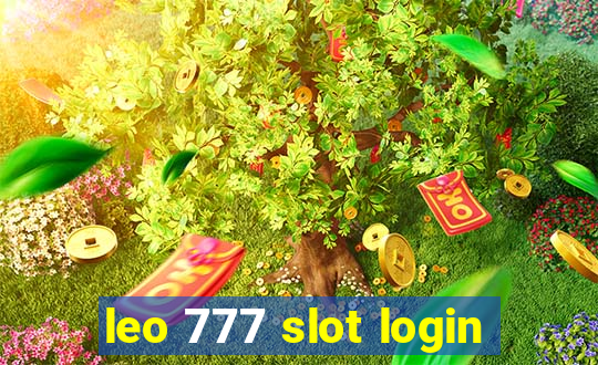 leo 777 slot login