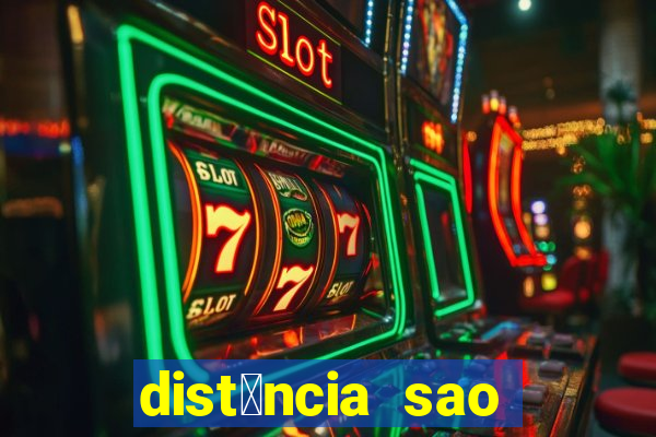 dist芒ncia sao paulo santos