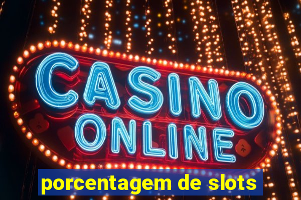 porcentagem de slots