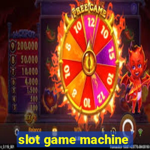 slot game machine