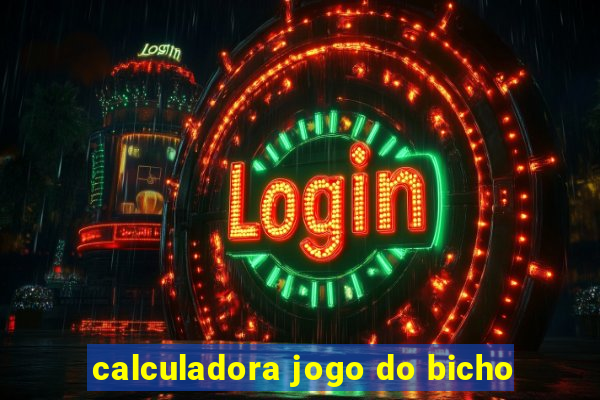 calculadora jogo do bicho