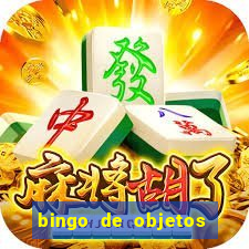 bingo de objetos para imprimir