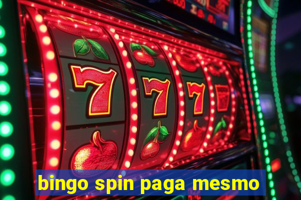 bingo spin paga mesmo