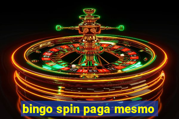 bingo spin paga mesmo