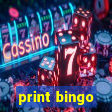 print bingo