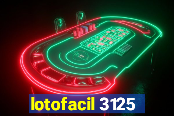 lotofacil 3125