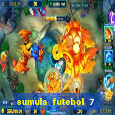 sumula futebol 7 society excel