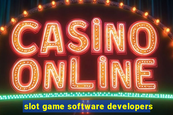 slot game software developers