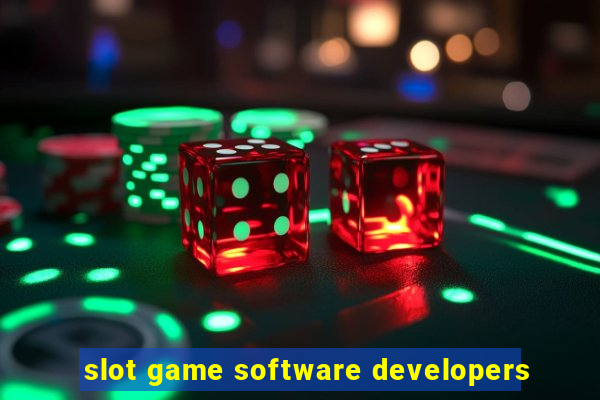 slot game software developers