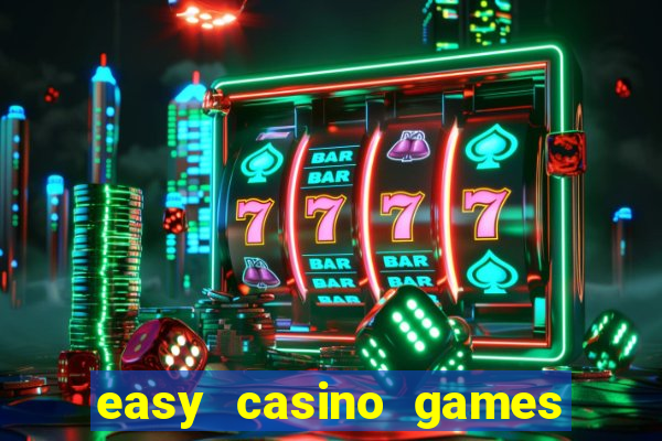 easy casino games to win money