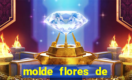 molde flores de papel para imprimir