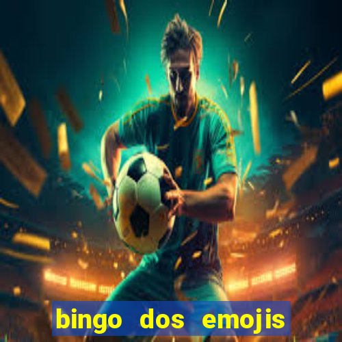 bingo dos emojis para imprimir