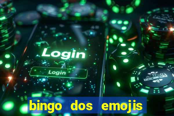 bingo dos emojis para imprimir