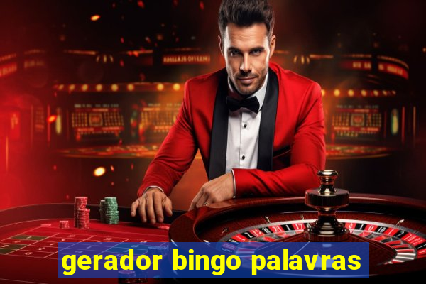 gerador bingo palavras