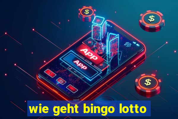 wie geht bingo lotto