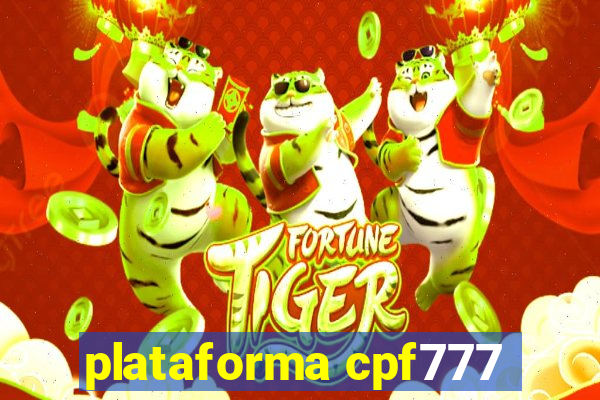 plataforma cpf777