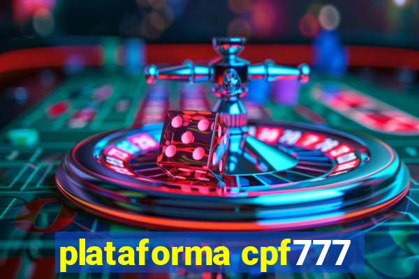 plataforma cpf777