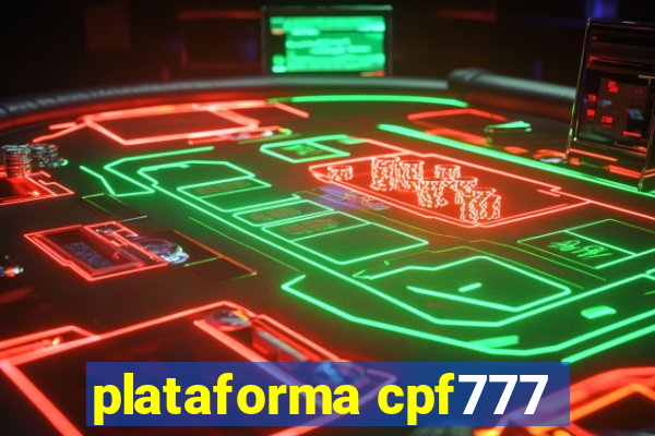 plataforma cpf777