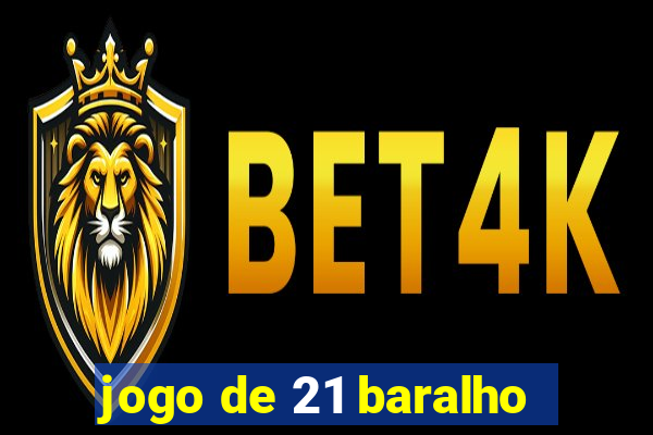 jogo de 21 baralho